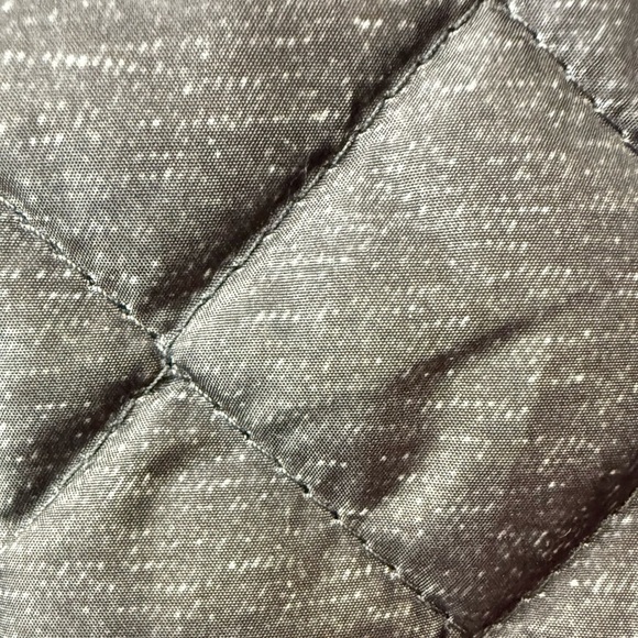 Banana Republic Factory Women Quilted Vest Heather Charcoal Gray Size Small - Picture 7 of 8